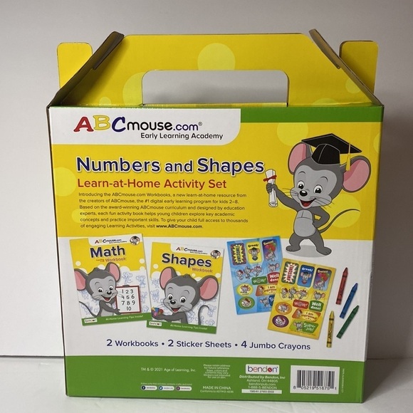 🔵 NIB ABCmouse.com Letters And Shapes Learn-At-Home Activity Set - Picture 3 of 7